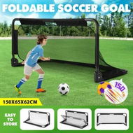 Detailed information about the product Soccer Football Net Set Metal Frame Goal Portable Aluminium Backyard Game Training Practice Kids Adults 150x65cm