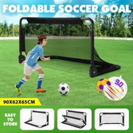 Detailed information about the product Soccer Football Net Set Metal Frame Goal Portable Aluminium Backyard Game Training Practice Kids Adults 90x65cm