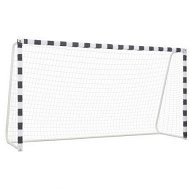 Detailed information about the product Soccer Goal 300x160x90 cm Metal Black and White