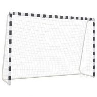 Detailed information about the product Soccer Goal 300x200x90 cm Metal Black and White