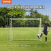 Soccer Rebound Trainer 8x6FT Iron Soccer Training Equipment Sports Football Rebounder Wall with Double-Sided Rebounding Net & Goal Perfect. Available at Crazy Sales for $179.95