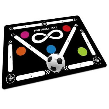 Soccer Training Mat,Agility Football Footwork Training Equipment Mat,Anti-Slip Silent Soccer Mat