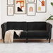 Sofa 2-Seater Black Velvet. Available at Crazy Sales for $449.95