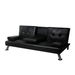 Sofa Bed Adjustable Recliner Black. Available at Crazy Sales for $469.97