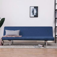 Detailed information about the product Sofa Bed Blue Polyester