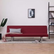 Detailed information about the product Sofa Bed Wine Red Polyester