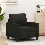 Detailed information about the product Sofa Chair Black 60 cm Fabric