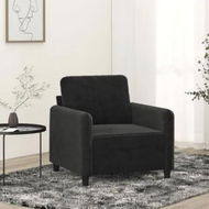 Detailed information about the product Sofa Chair Black 60 cm Velvet