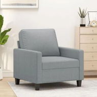 Detailed information about the product Sofa Chair Light Grey 60 cm Fabric