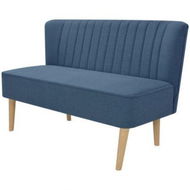 Detailed information about the product Sofa Fabric 117x55.5x77 Cm Blue.