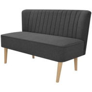 Detailed information about the product Sofa Fabric 117x55.5x77 cm Dark Grey