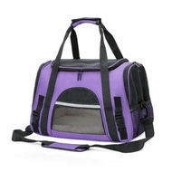 Detailed information about the product Soft Pet Carriers Portable Breathable Foldable Bag Cat Dog Carrier Bags Outgoing Travel Pets Handbag with Locking Safety Zippers Col Purple