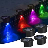 Detailed information about the product Solar Above Ground Pool Lights,4 Pack Waterproof Swimming Pool Side Light,Outdoor Wireless Inground Pool Lighting,LED Lights for Around Pool