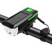 Solar and USB Rechargeable Mountain Bike Night Cycling High Brightness Bike Front Light and 120dB Horn Bicycle Light Green. Available at Crazy Sales for $14.95