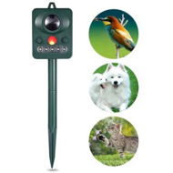Detailed information about the product Solar Animal Repeller with Motion Sensor,Outdoor Solar Ultrasonic Animal Repeller Lights Flash Bird Repeller