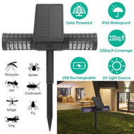 Detailed information about the product Solar Bug Zapper Light for Outdoor Automatic Operation at Night Perfect for Garden, Backyard, Kitchen, and Camping Effective Mosquito and Fly Trap