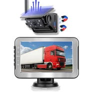 Detailed information about the product Solar Car Backup Camera Maggnitec 5 Inch LCD 2CH DVR Recorder Dual Power Supply 140 Wide Angle Recording Solar Rear View Automotive Night Vision RV Truck