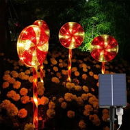 Detailed information about the product Solar Christmas Candy Cane Lights Solar Lawn Lamp Outdoor LED Christmas Decor Garden Pathway Markers Candy Lights