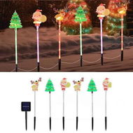 Detailed information about the product Solar Christmas Pathway Lights Outdoor,Waterproof Led Christmas Reindeer Lights,Christmas Decorations Outdoor For Yard Patio Walkway Garden Decor