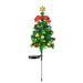 Solar Christmas Tree Outdoor Decorations with 3 Lighting Modes&24LED Multicolor Lights Waterproof for Garden Yard House Front Porch Door 1PC. Available at Crazy Sales for $27.99