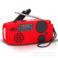 Detailed information about the product Solar Emergency Radio With Hand Crank Portable NOAA Weather Radio With WB/AM/FM Headphone Jack LED Flashlight 2000mAh USB Phone Charger And SOS Alarm.