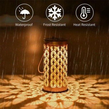 Solar Garden Lights Outdoor Solar Powered Waterproof Decorative Lantern Art Lamp