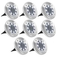 Detailed information about the product Solar Ground Lights 8 Pcs LED Lights White