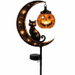 Solar Halloween Black Cat Garden Stake Light,Pumpkin Moon Garden Stake Light,Hanging Jack-o-Lantern Lantern for Garden,Patio,Walkway,Porch. Available at Crazy Sales for $19.99