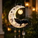 Solar Hanging Cat Moon Garden Light Resin Outdoor Yard Lawn Patio Pathway Decoration. Available at Crazy Sales for $39.99