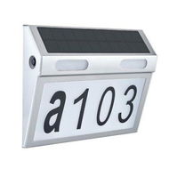 Detailed information about the product Solar House Number Plaque Light With 200LM Motion Sensor LED Light Address Number For Home Garden Customized Letter And Number