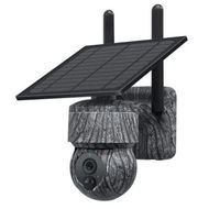 Detailed information about the product Solar Hunting Security Camera 4G Outdoor with 3MP 360Â° PTZ PIR Night Vision, Motion Detection, Two-Way Audio
