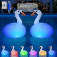 Detailed information about the product Solar inflatable Swan Floating Pool Ball Lights RGB Swan Waterproof Summer Fun Swimming Pool Spa Patio Wedding Party Beach Decorations