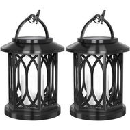 Detailed information about the product Solar Lanterns Outdoor Waterproof,Bright Hanging Solar Lights for Outside,Solar Powered Lanterns Lighting LED for Garden Patio Yard Decorative 2 Pack (Warm Light)