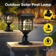 Detailed information about the product Solar Led Post Light Outdoor Garden Gate Street Pathway Security Lamp Cap Lantern Driveway Pole Pillar Energy Powered Landscape Patio Fence Yard Decor
