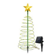 Detailed information about the product Solar LED Warm Solar Iron Christmas Tree Lights Ideal For Outdoor Christmas Decorations And Festive Events