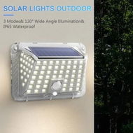 Detailed information about the product Solar Lights Outdoor LED Solar Motion Sensor Lights 3 Modes 120Degree Wide Angle Illumination IP65 Waterproof