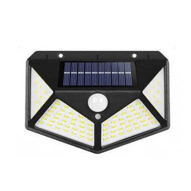 Solar Motion Sensor Light 100 LED Outdoor Wireless IP65 Waterproof Security Lamp For Garden Fence Patio Garage Porch