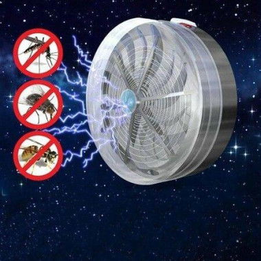 Solar Powered Buzz UV Light Insect Bug Mosquito Kill Zapper