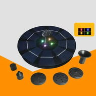 Detailed information about the product Solar-Powered Fountain with Illuminating LED Lights