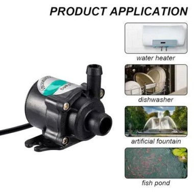 Solar Pump Water Pond Fountain Brushless Panel 10W 12V Fish Pools Garden Decoration Submersible Irrigation Outdoor Feature Landscaping