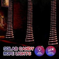 Detailed information about the product Solar Rope Lights Outdoor Waterproof LED 100pcs String Lighting Candy Colour Decoration Holiday Christmas Party Home