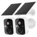 Solar Security Cameras Wireless Outdoor,Battery Powered 3K 4MP Surveillance Indoor WiFi Smart Cameras for Home Security Outside,Motion Detection, Waterproof,Color Night Vision,2 Way Audio (2Pack). Available at Crazy Sales for $119.99