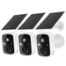 Solar Security Cameras Wireless Outdoor,Battery Powered 3K 4MP Surveillance Indoor WiFi Smart Cameras for Home Security Outside,Motion Detection, Waterproof,Color Night Vision,2 Way Audio (3Pack). Available at Crazy Sales for $159.99