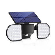 Detailed information about the product Solar Security Lights With Motion Sensor 56 LED Solar Spotlight Waterproof Solar Powered Dual Head 360° Swivel For Yard.