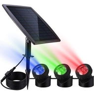 Detailed information about the product Solar Spotlights Lights Outdoor LED IP68 Waterproof RGB Color Solar Lamp For Swimming Pool Garden