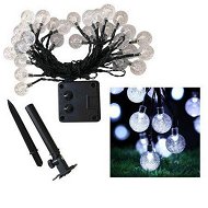 Detailed information about the product Solar String Lights Outdoor Waterproof 50 LED Crystal Globe Solar String Lights 8 Mode 7M/24Ft Outdoor Solar Powered String Lights For Garden Patio Christmas Parties Wedding Festival (Cool White)