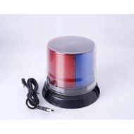 Detailed information about the product Solar Strobe Warning Light, Waterproof Cover Safety Flashing Light Magnetic Base Ceiling Strobe Light Navigation (Red+Blue)