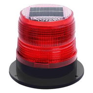 Detailed information about the product Solar Strobe Warning Safety Flashing Light, Ceiling Strobe Light, with Strong Magnetic Base Waterproof for Construction, Traffic, Red