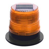 Detailed information about the product Solar Strobe Warning Safety Flashing Light, Ceiling Strobe Light, with Strong Magnetic Base Waterproof for Construction, Traffic, Yellow
