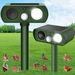 Solar Ultrasonic Animal Repellent,Cat Repellent Outdoor with Motion Detection Waterproof,Raccoon Squirrel Skunk Deer Rabbit Rodent Dog Deterrents 2Pack. Available at Crazy Sales for $34.99